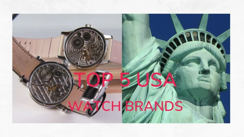 a usa watch brand with a statue of liberty,